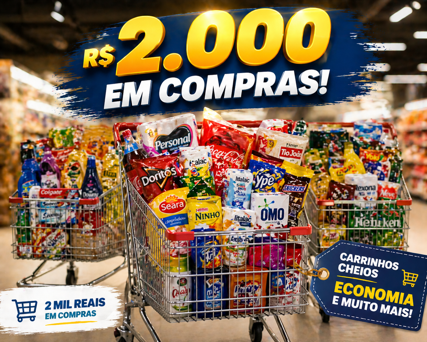 Participe do Sorteio de 2 Mil Reais em Compras com o Cifra do Bem