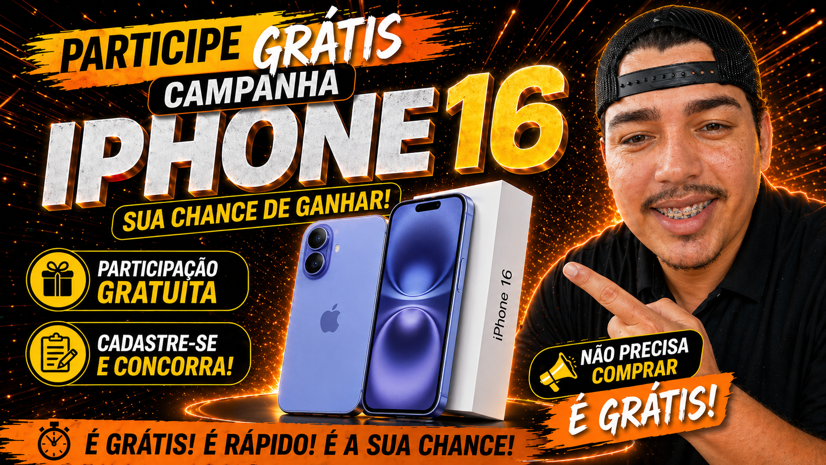 Participe da Campanha e Concorra a um iPhone 16